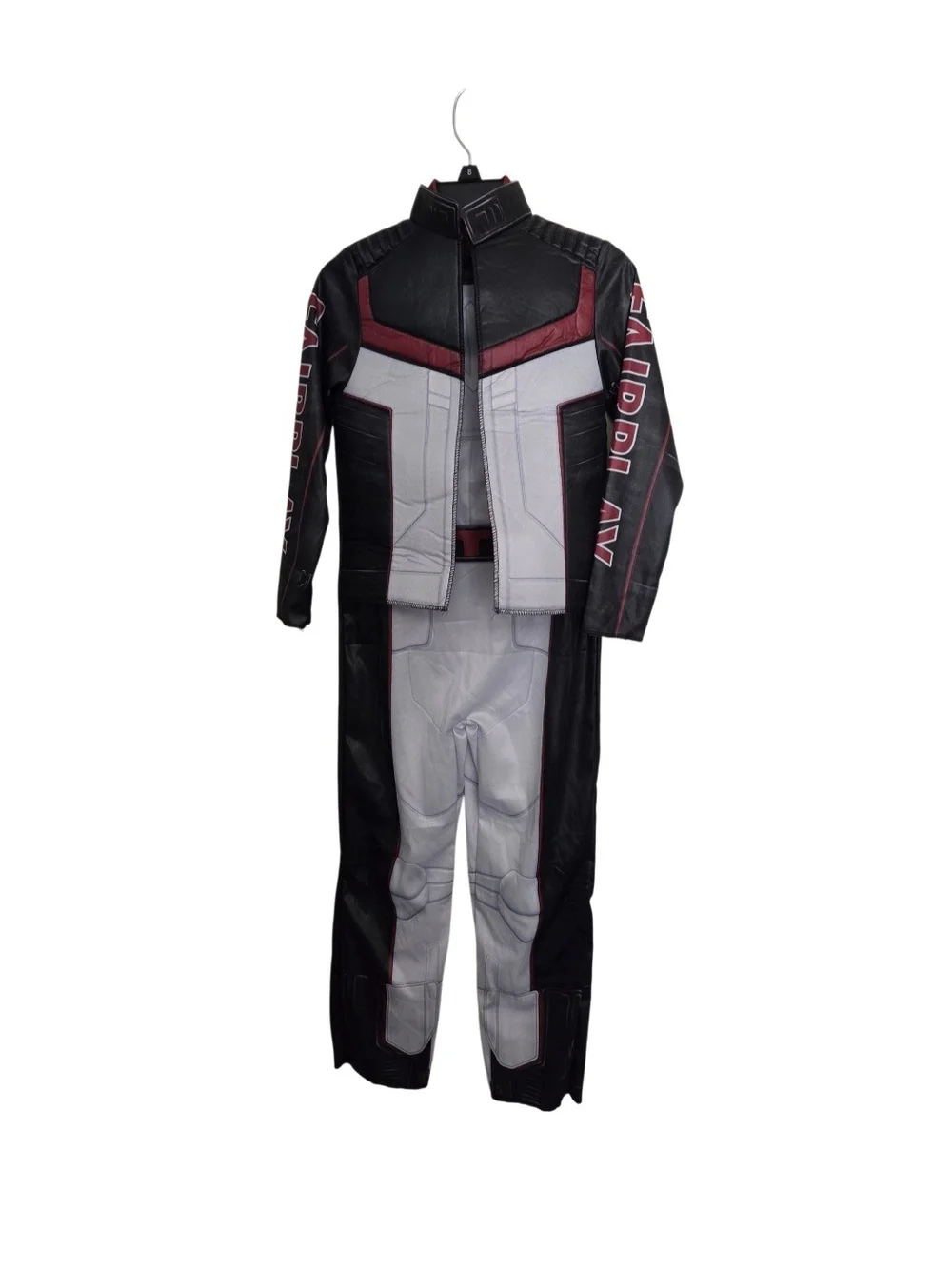 Kids Mr.Terrific Black, Gray & Red Superhero Costume with Mask